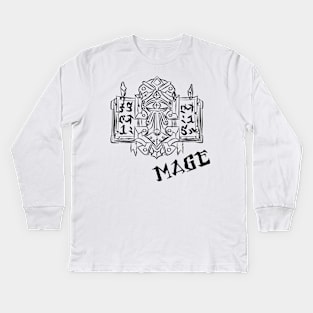 Mage Crest Kids Long Sleeve T-Shirt